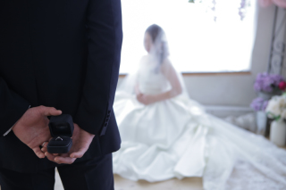 洋装　スタジオ撮影