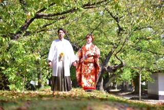 和装　秋のロケーション