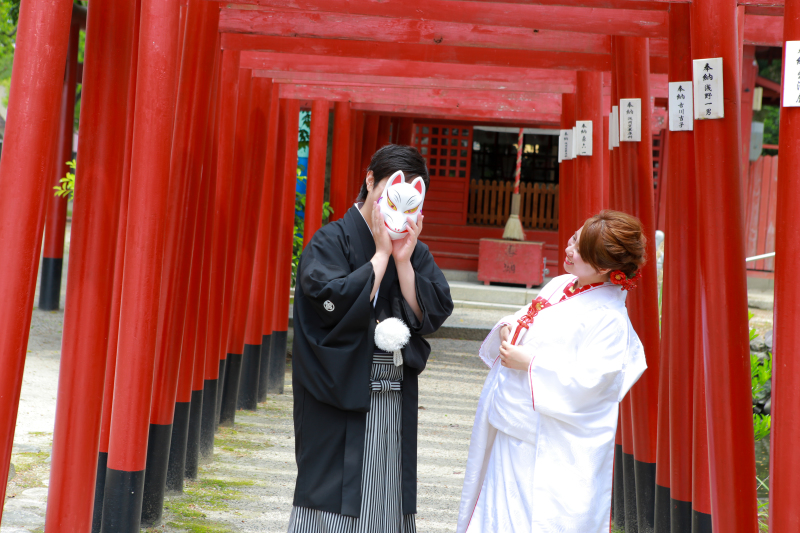 きつねの嫁入り？！