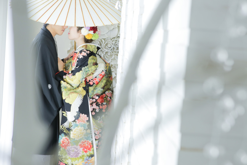 シンプルな背景で後悔しない前撮りを