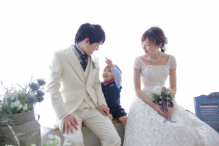 温かみのあるご家族とのお写真も撮影できます。