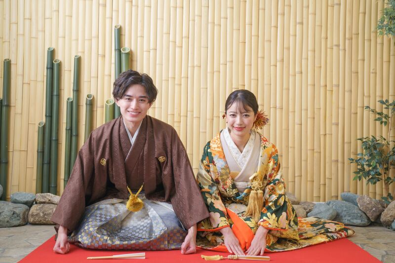 衣装追加料金なし!12月末までの撮影限定【スタジオ和洋装2着付き限定プラン】¥99,000・ヘアメイク50カットデータ付