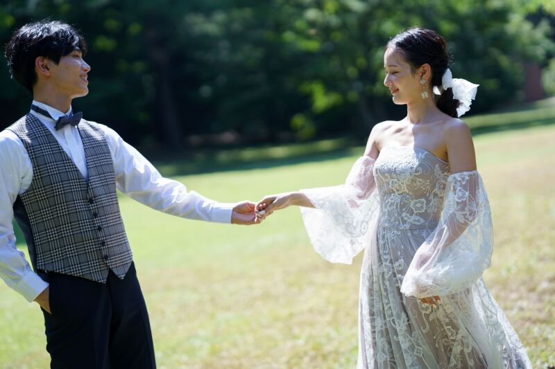 新緑ロケーションキャンペーンBプラン◆&yen;90,000でデータ50カット◆新婦様グレードアップ衣装付き