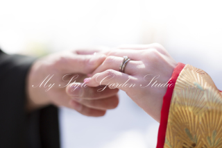 和装とカラードレス