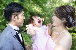 大好きな家族と一緒に　洋装1着