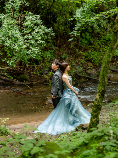 渓流で癒やしフォト