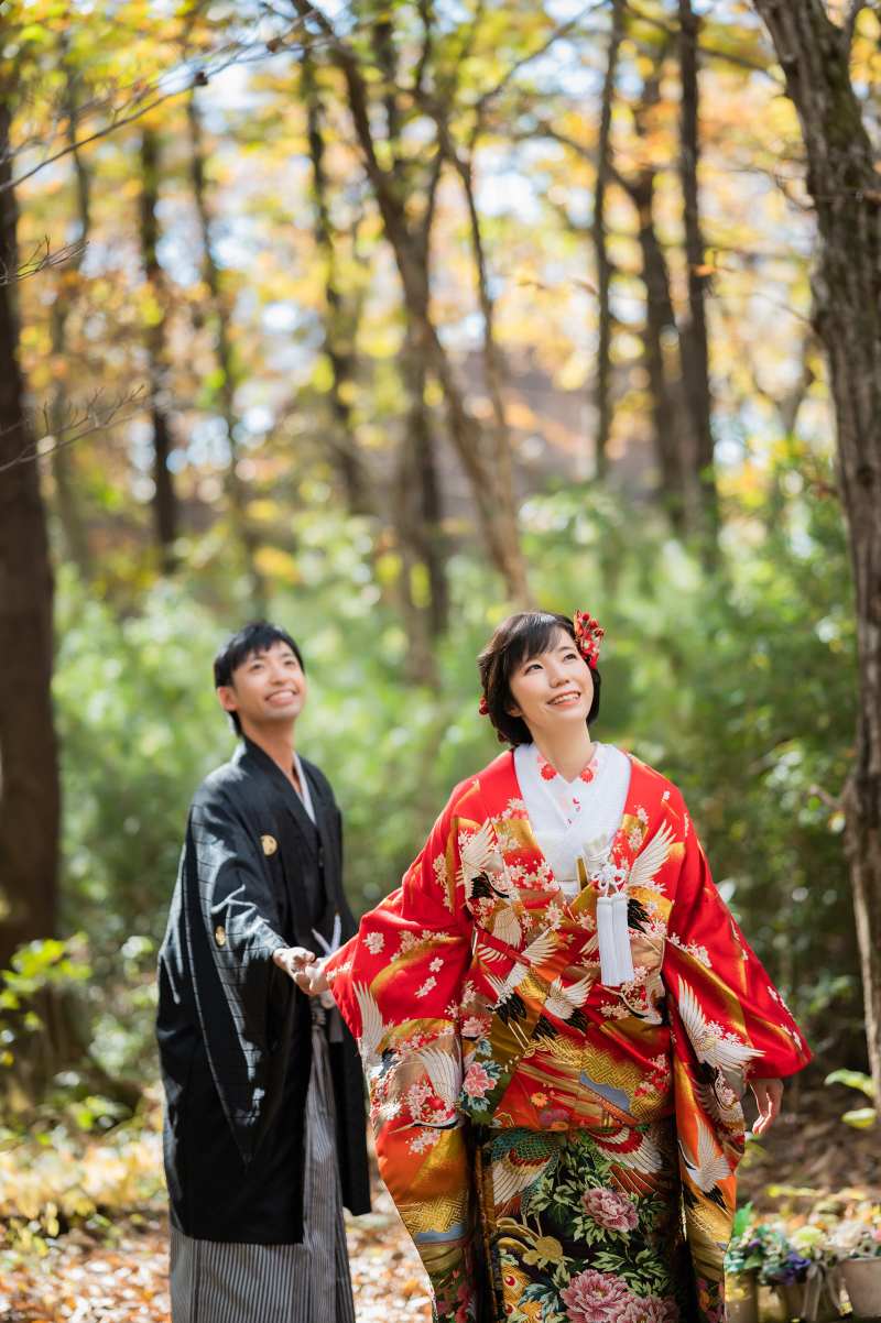 紅葉の最盛期で