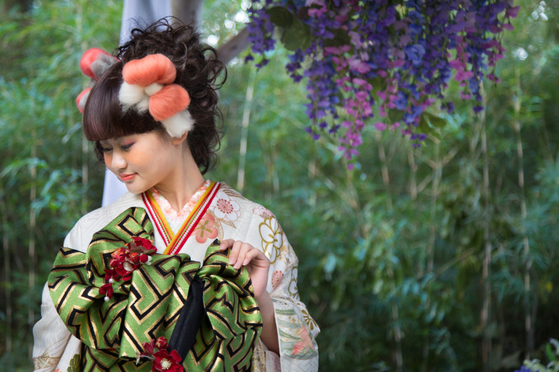 ポップなヘアスタイル