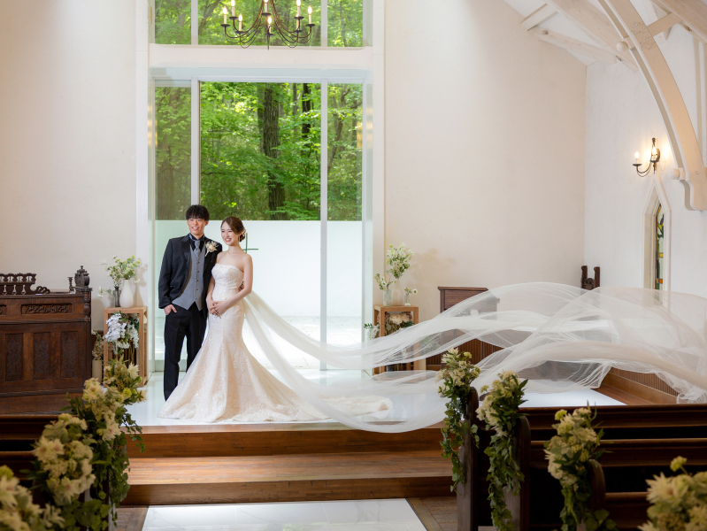 ベールで繋がる瞬間