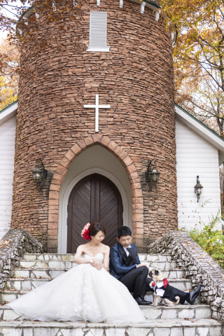 ワンちゃんと一緒に♡一生の宝物