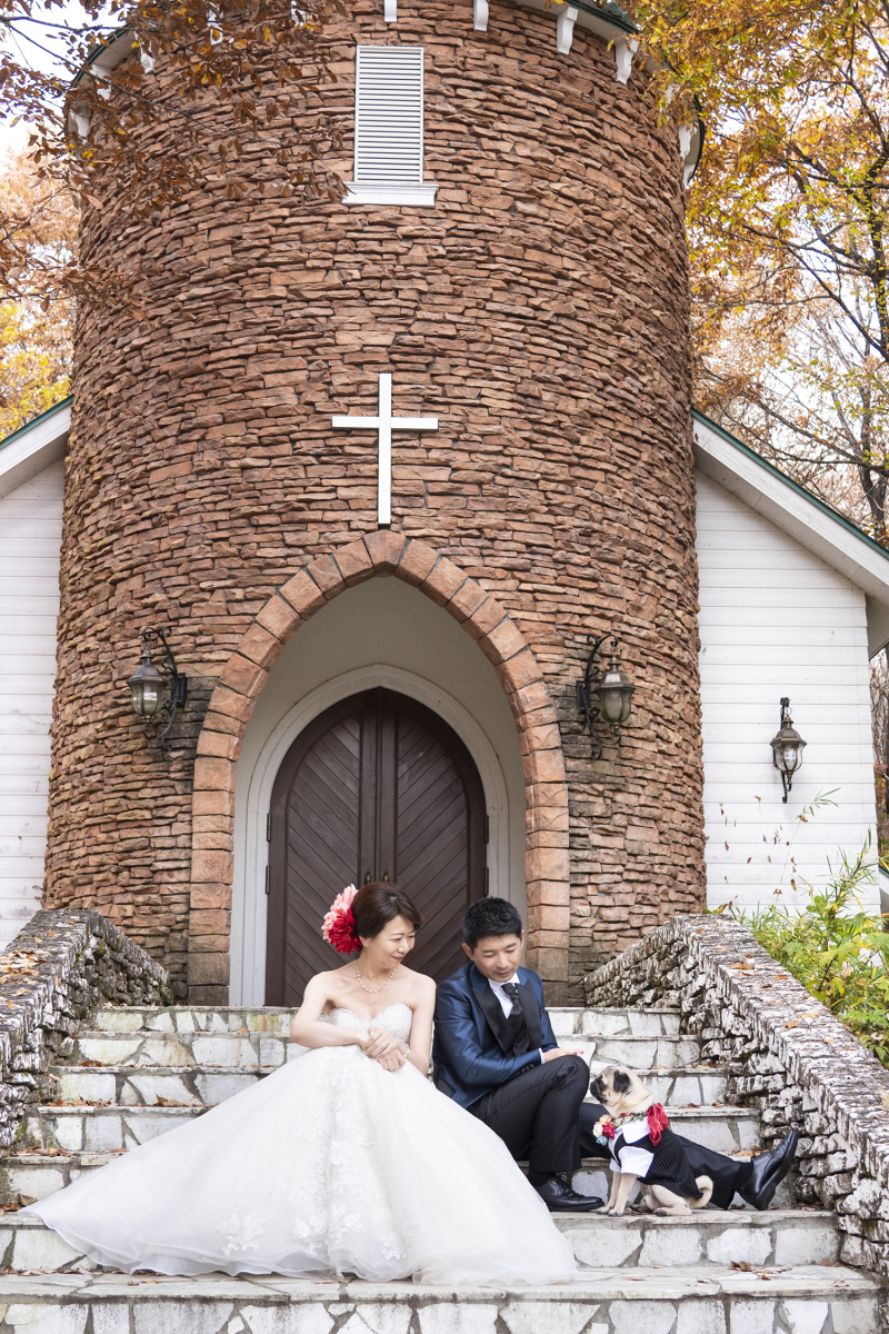 ワンちゃんと一緒に♡一生の宝物
