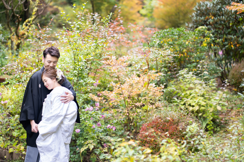 初秋のガーデンにて