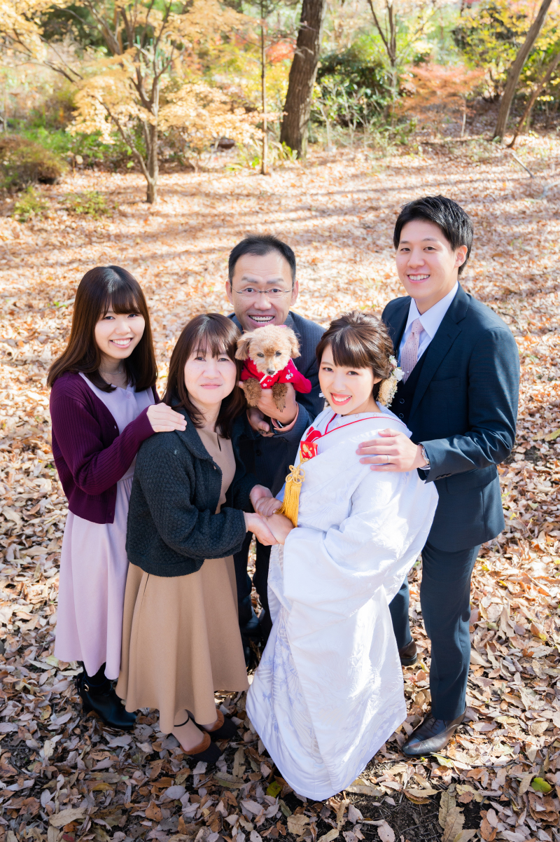 新婦家、集合!