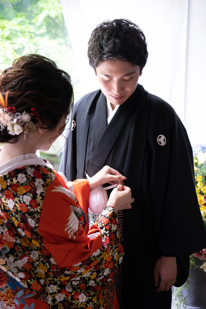 色打掛へチェンジ!