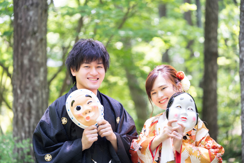 おかめとひょっとこ♪