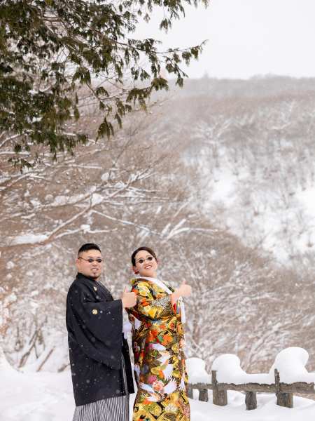 和装×サングラス