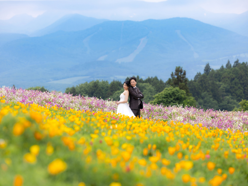 鮮やかな花畑とスタジオで、笑顔溢れる一日