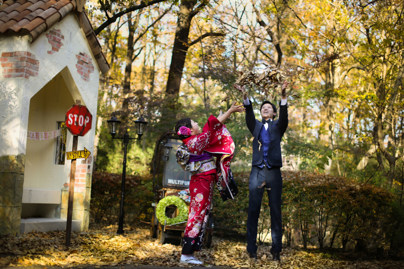 黄金色の絨毯と共に