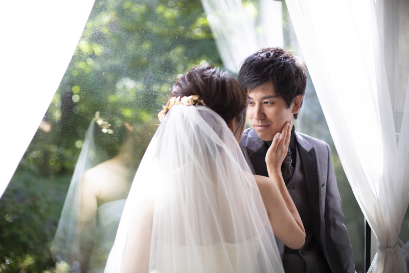 那須高原でガーデンフォトウェディング
