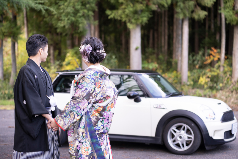 愛車と一緒に