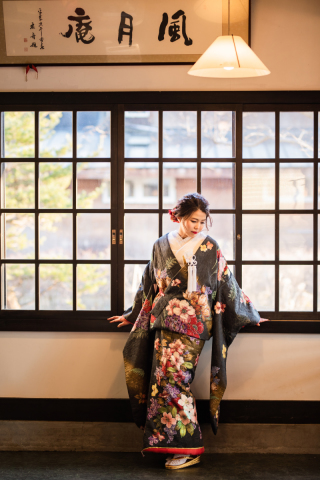古民家スタジオも使用して充実の撮影
