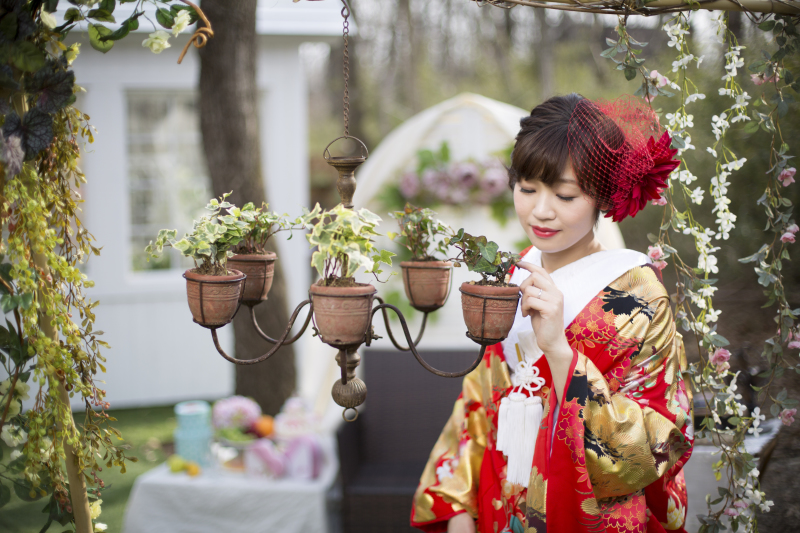 ガーデンスタジオの草花