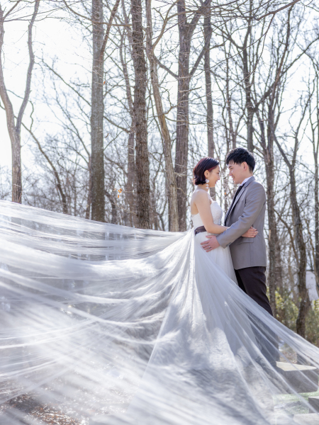 冬の澄んだ空気の中で