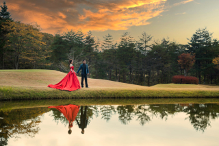 お二人オリジナルのロケーション撮影