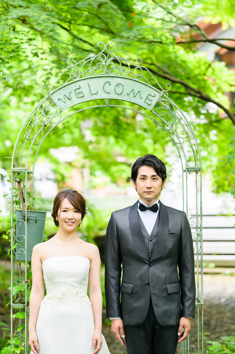 洋装+和装。古民家スタジオも利用して