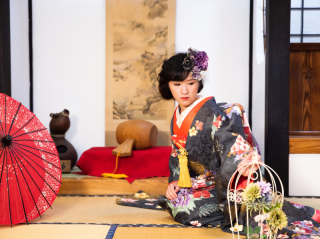 古民家でモダンに和装を楽しむ