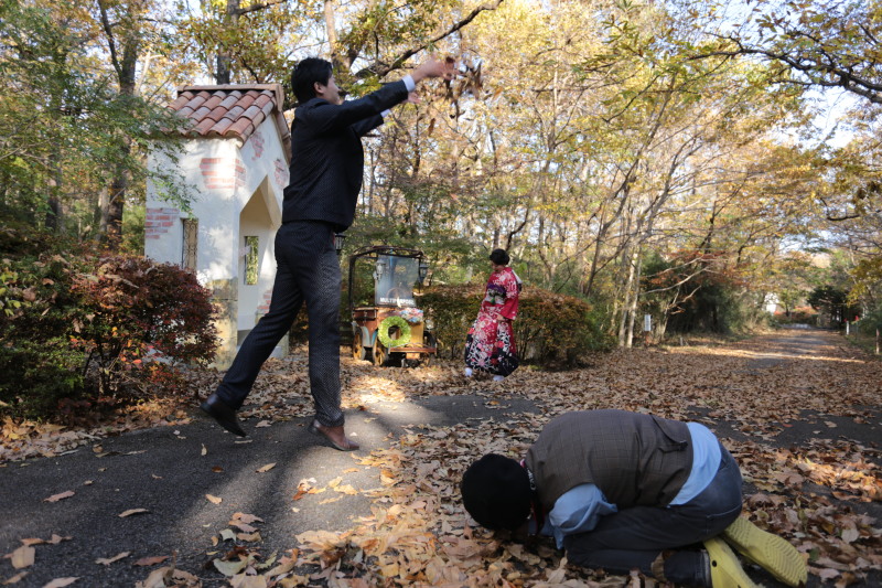 新郎様もアシスタントに♪
