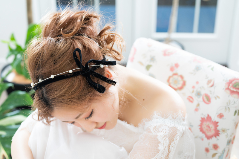 髪飾り・アクセサリー類も全部差額なし♪プラン含む