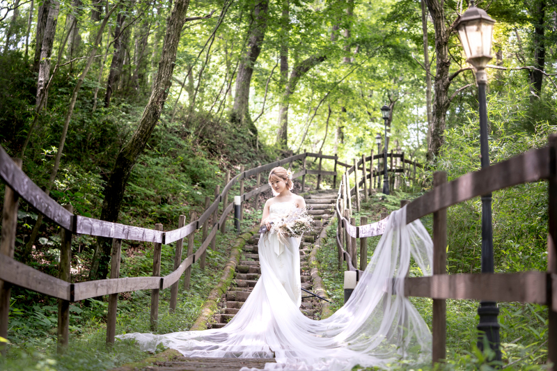 木漏れ日とレースは相性抜群◎