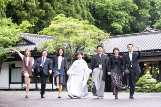 ご家族、ご友人、ペットちゃんと一緒に撮影