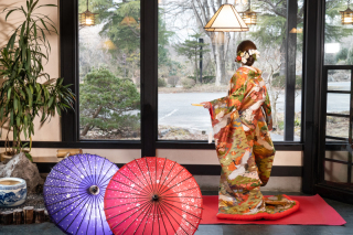 My Style Garden Studio _【古民家　貸切撮影】瓦屋根や囲炉裏、古木調の窓辺と畳の温もり
