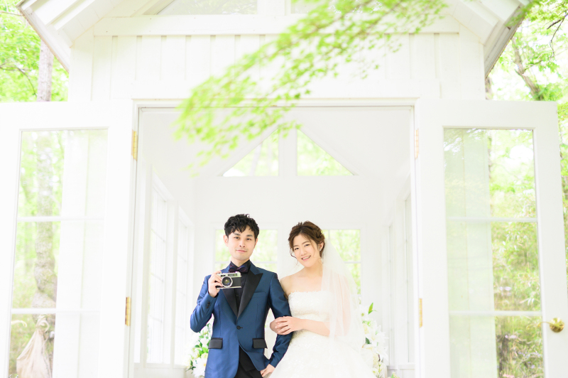 【和洋装2着】那須の森を貸切［スタジオ＋ガーデン］雨天延期無料プラン