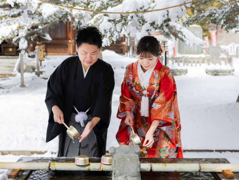 【3/15までの撮影で＋10カット】冬割◆手ぶら1日完結！神社和装1着（美肌痩身レタッチ付）