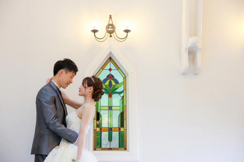 <2026年2月までの撮影>選べる貸切チャペル【那須高原の大聖堂】or【森のぬくもりチャペル】*納品全データ美肌小顔補整つき