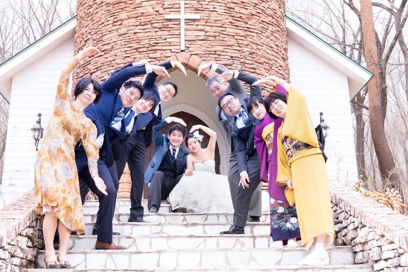 [チャペル]で家族と写真だけのWedding【洋装1着】プラン