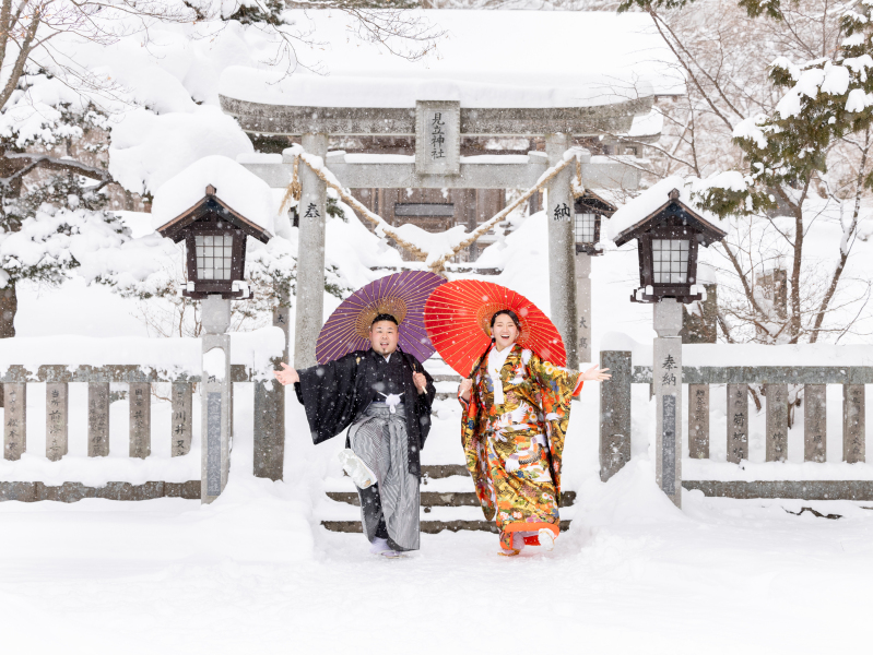 【3/15までの撮影で＋10カット】冬割◆手ぶら1日完結！神社和装1着（美肌痩身レタッチ付）