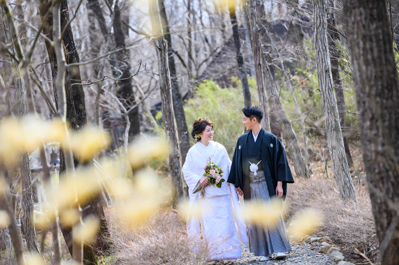 【雨天延期無料】400坪の森で撮る和装フォト◆着付け同行＆美肌修整付