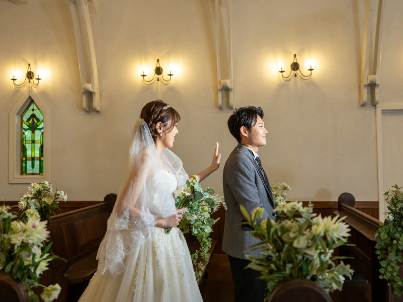 【11月撮影日限定!衣装追加料金12万円→無料】牧師によるセレモニー付*那須高原、秋の青空草原でも撮影できる!データ付3着コース