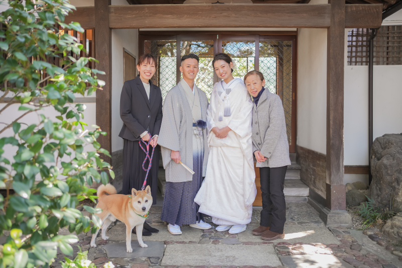 【春｜和装】愛犬とも一緒に！