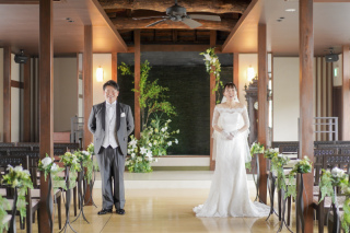 【夏｜洋装】家族と挙式風撮影