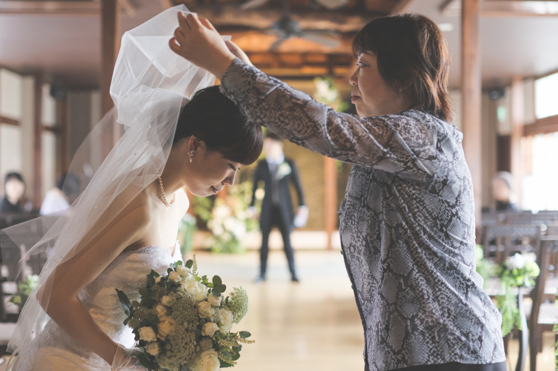 【新緑｜洋装】大好きなご家族と・挙式を再現