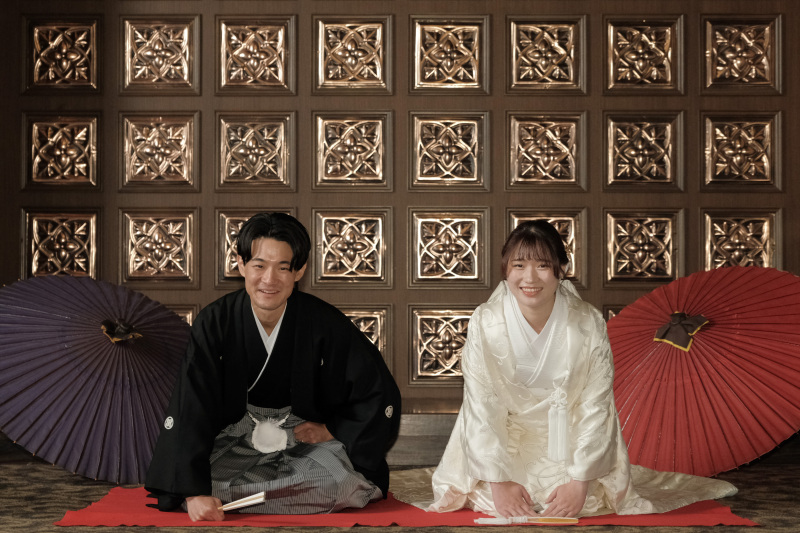 定番お辞儀ショット