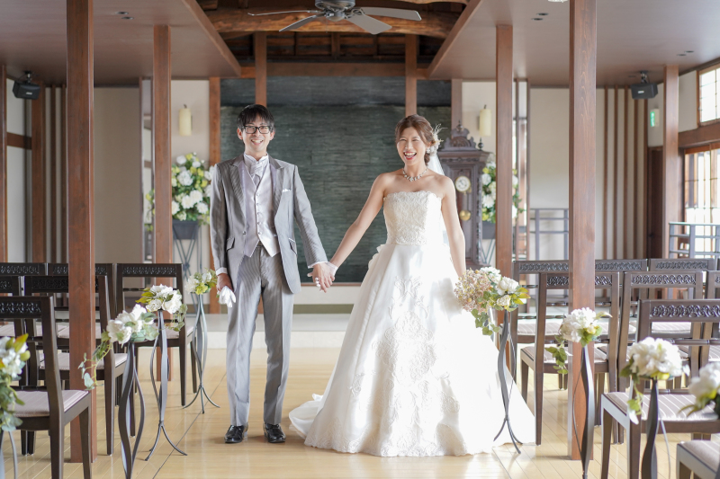 まずは挙式会場から