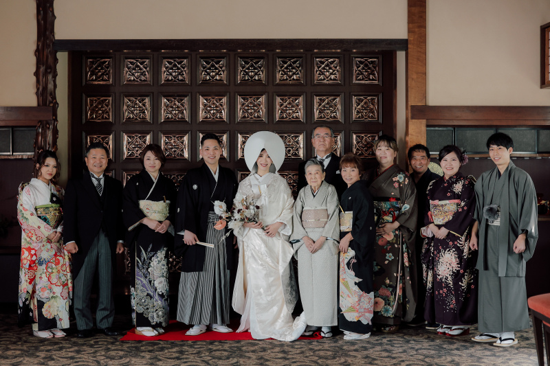 ご両家の集合写真