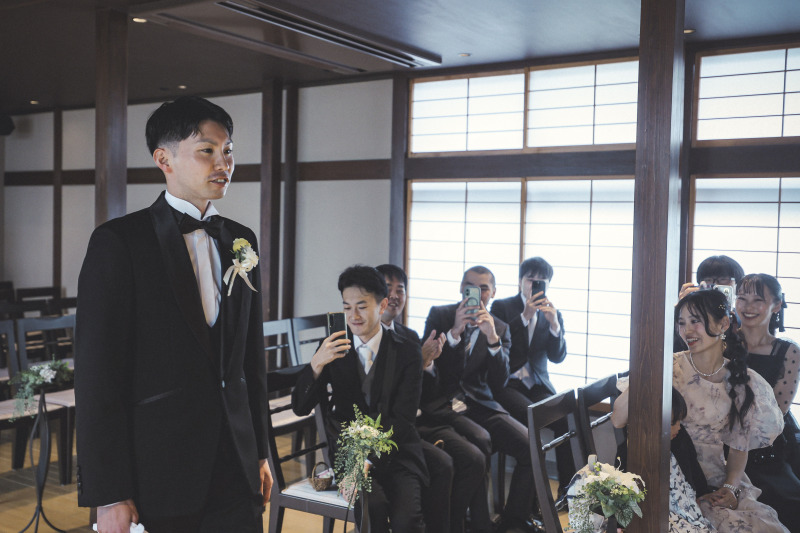 新郎入場