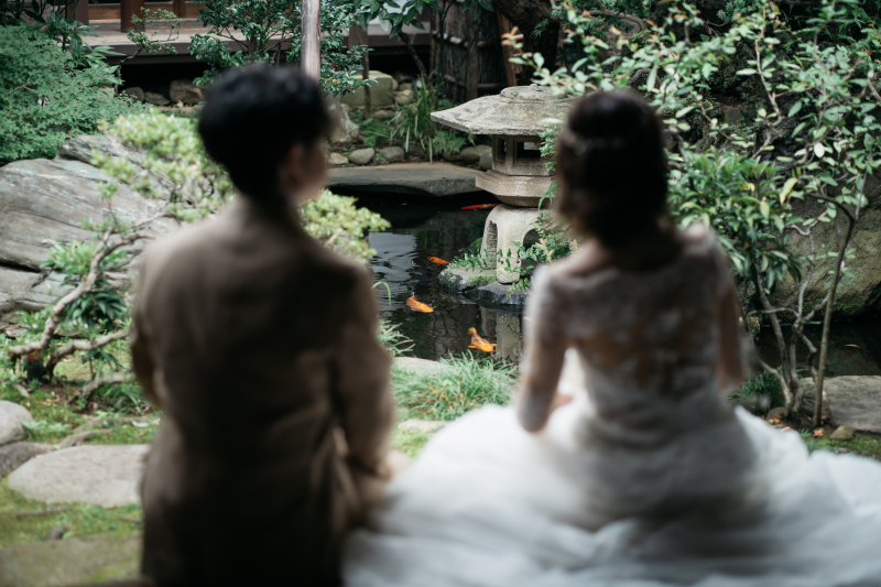 HATSUNEYA GARDEN_庭園で撮影できる